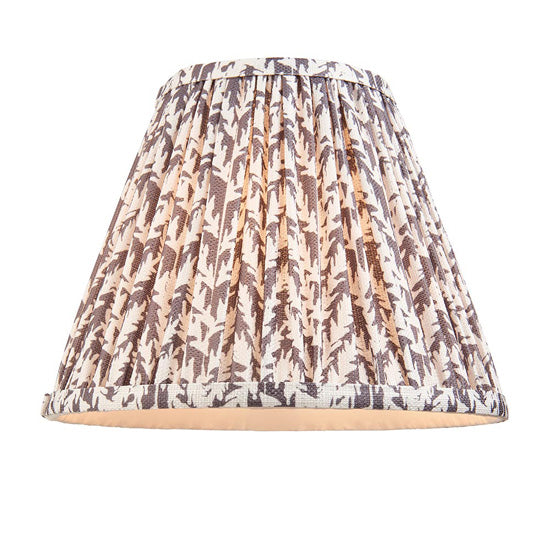 Bobble And Leaf 25cm Pearl Grey Fabric Shade Table Lamp In Olive Green Bobble Ceramic Base