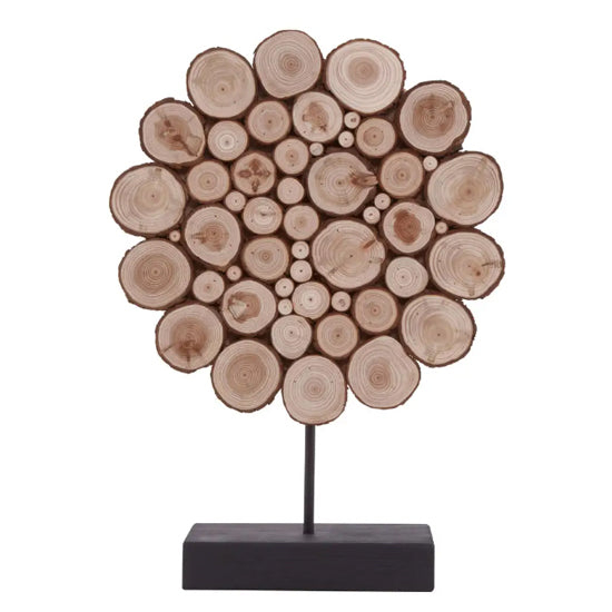 Lacuna FIR Wood Sculpture In Natural