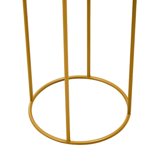 Trosa Large Metal Floor Standing Planter In White And Gold