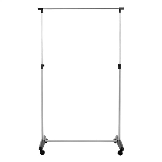 Akron Metal Clothes Rack With Chrome Frame