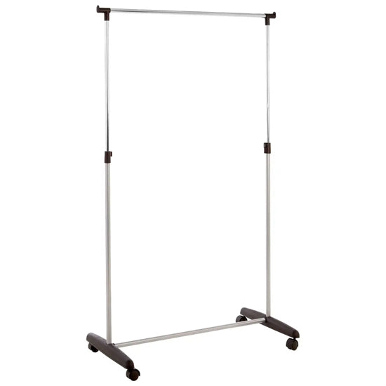 Akron Metal Clothes Rack With Chrome Frame