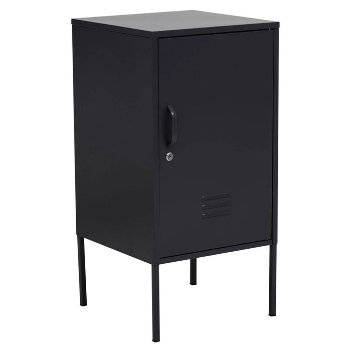 Academy Small Metal Locker With 1 Door In Black