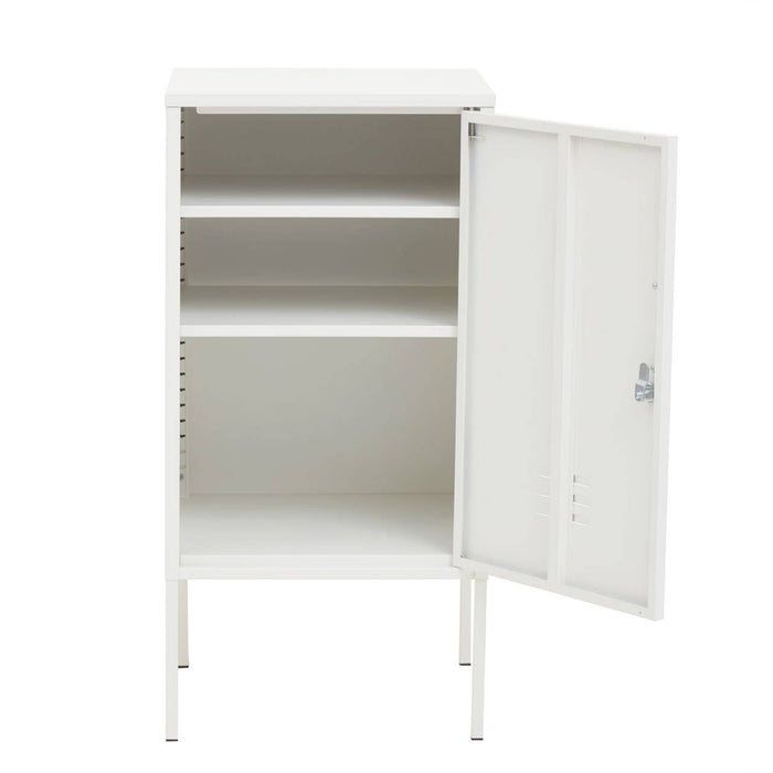 Academy Small Metal Locker With 1 Door In White