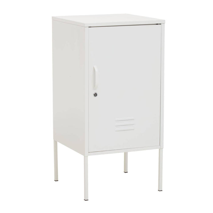 Academy Small Metal Locker With 1 Door In White