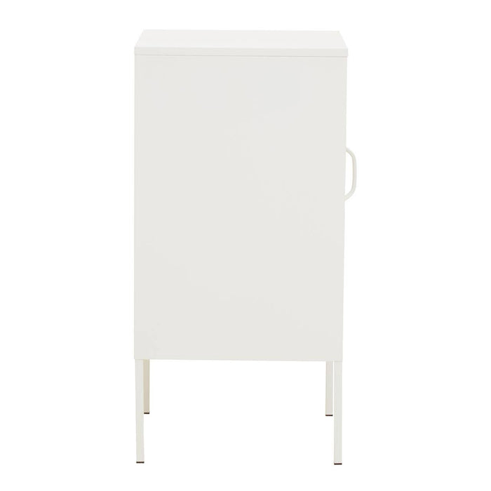 Academy Small Metal Locker With 1 Door In White