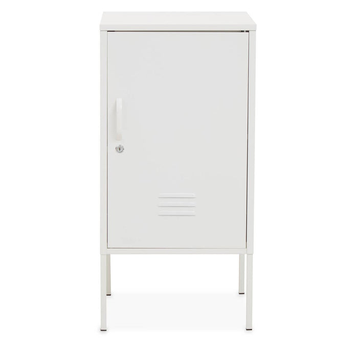 Academy Small Metal Locker With 1 Door In White