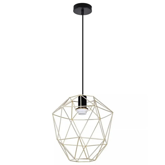 Wyra Ceiling Pendant Light In Champagne Gold