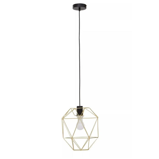 Wyra Ceiling Pendant Light In Champagne Gold