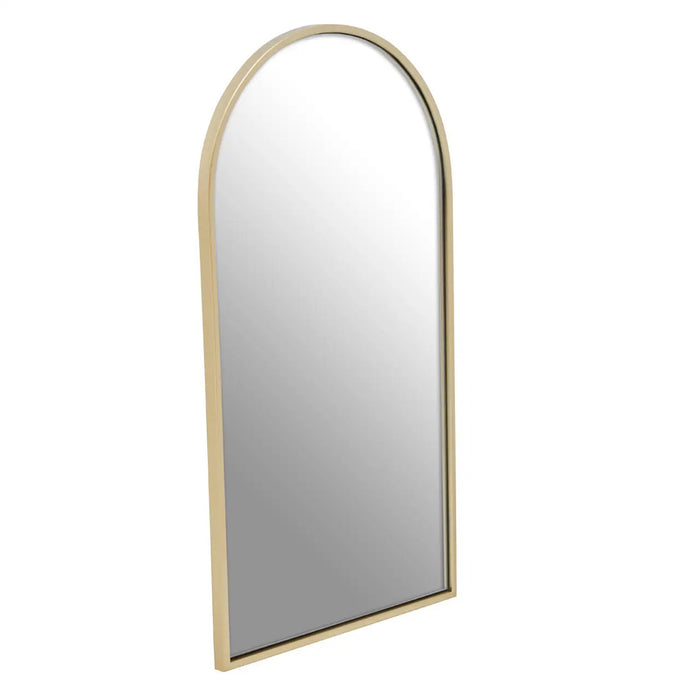 Trento Large Wall Mirror With Gold Metal Frame