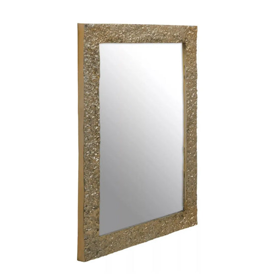 Akola Wall Mirror In Gold Aluminium Frame