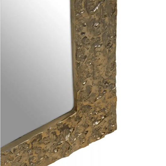 Akola Wall Mirror In Gold Aluminium Frame