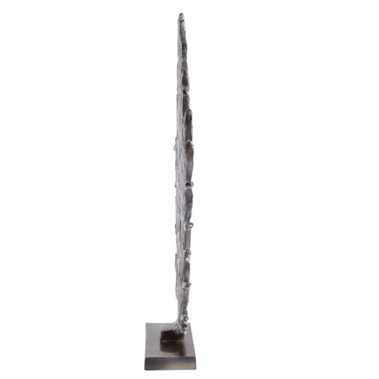 Prato Small Cast Aluminium Tree Sculpture In Black Nickel