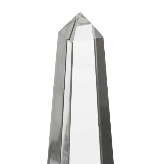 Carrie Small Crystal Obelisk In Clear