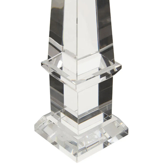 Carrie Small Crystal Obelisk In Clear