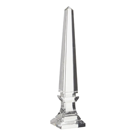 Carrie Large Crystal Obelisk In Clear