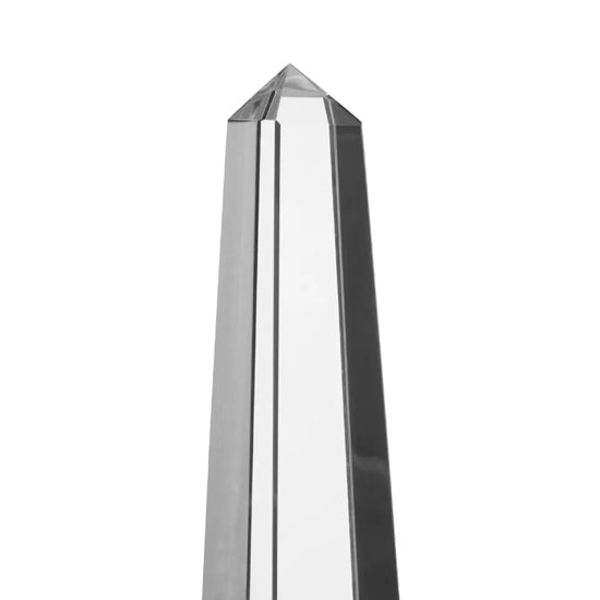 Carrie Large Crystal Obelisk In Clear