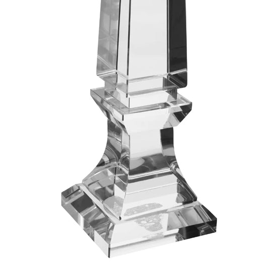 Carrie Large Crystal Obelisk In Clear