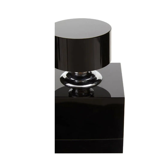 Carrie Small Crystal Bottle In Black