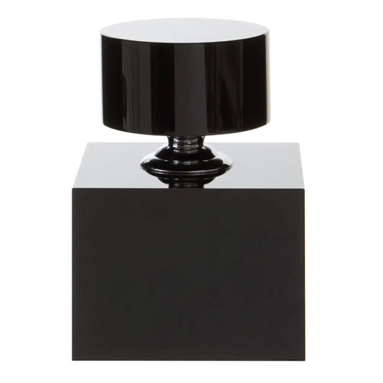 Carrie Large Crystal Bottle In Black