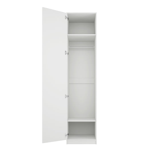 Austen Wooden Wardrobe With 1 Door In White