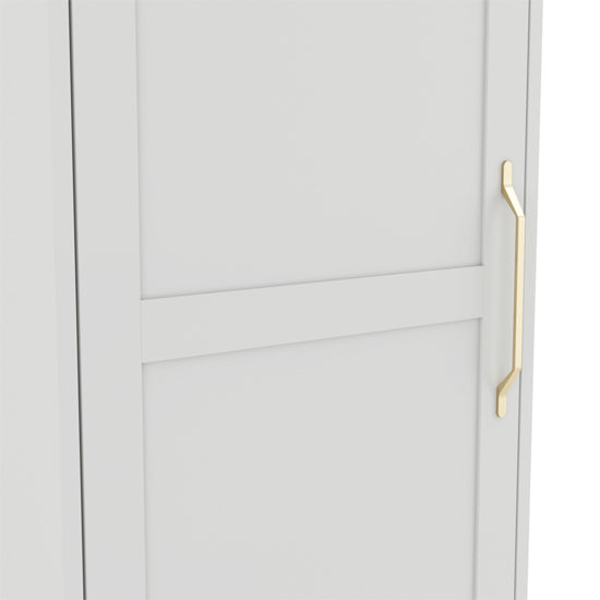 Austen Wooden Wardrobe With 1 Door In White