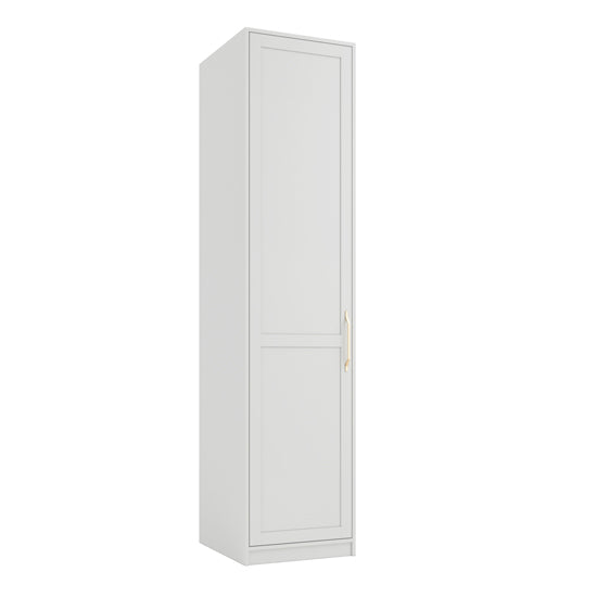 Austen Wooden Wardrobe With 1 Door In White