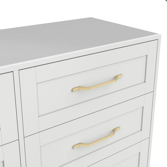 Austen Wooden Chest Of 6 Drawers In White