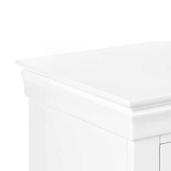 Clermont Dressing Table With 6 Drawers In Surf White