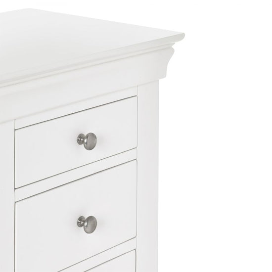 Clermont Dressing Table With 6 Drawers In Surf White