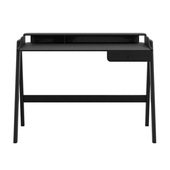 Lark Wooden Laptop Desk With 1 Drawer In Black