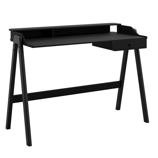 Lark Wooden Laptop Desk With 1 Drawer In Black