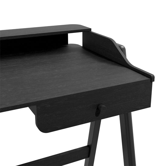 Lark Wooden Laptop Desk With 1 Drawer In Black