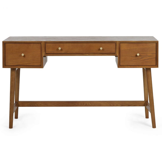 Lowry Wooden Dressing Table With Stool In Cherry