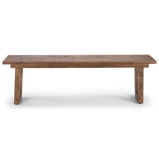 Woburn Reclaimed Pine Wood Dining Bench In Rustic Pine