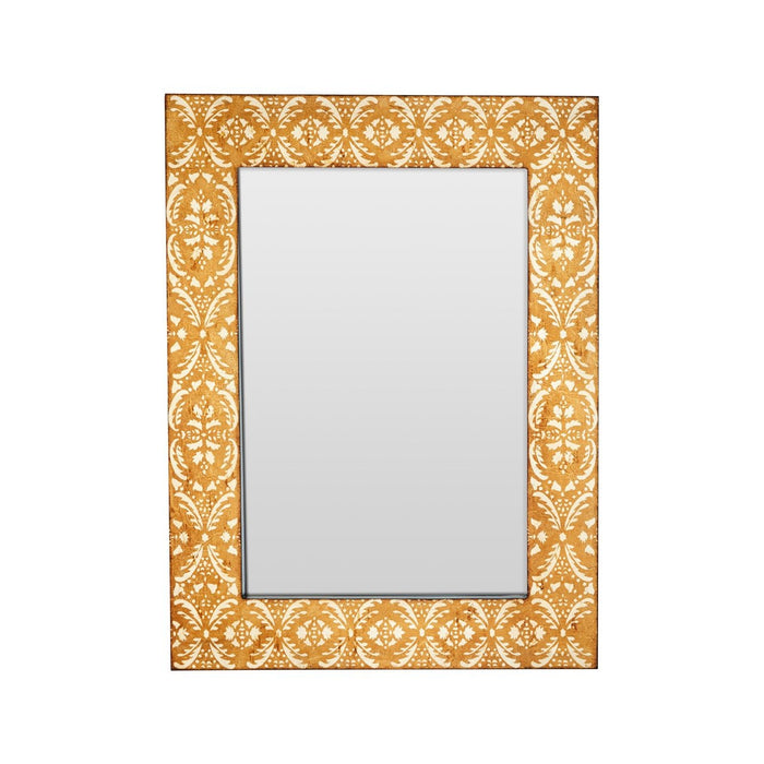 Damask Byzantine Style Wall Bedroom Mirror In Antique effect