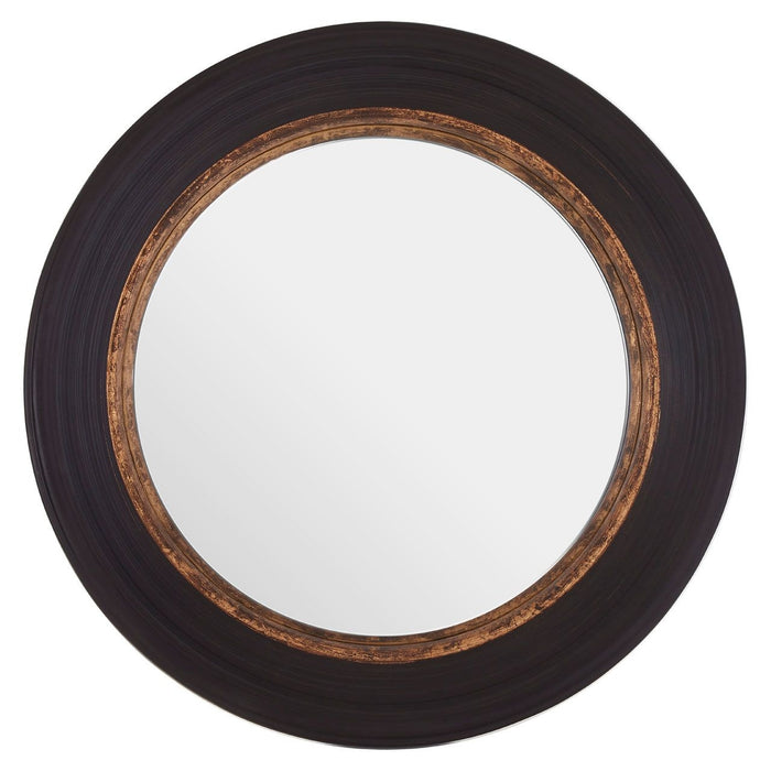 Gina Concentric Design Wall Bedroom Mirror In Black