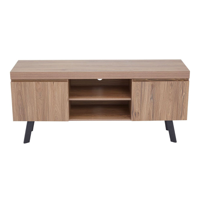 Oakwill Wooden TV Stand In Oak With 2 Doors And 1 Shelf