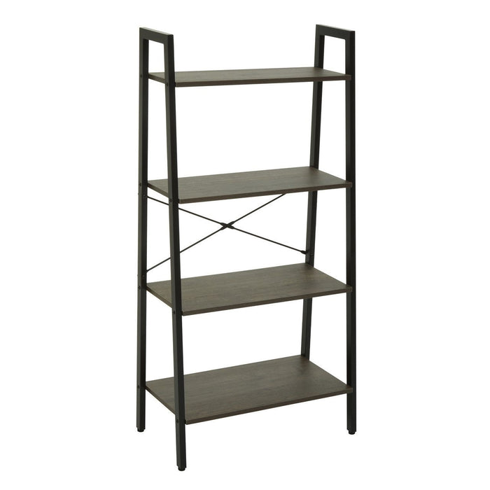 Bradbury Wooden 4 Tier Shelving Unit In Dark Oak