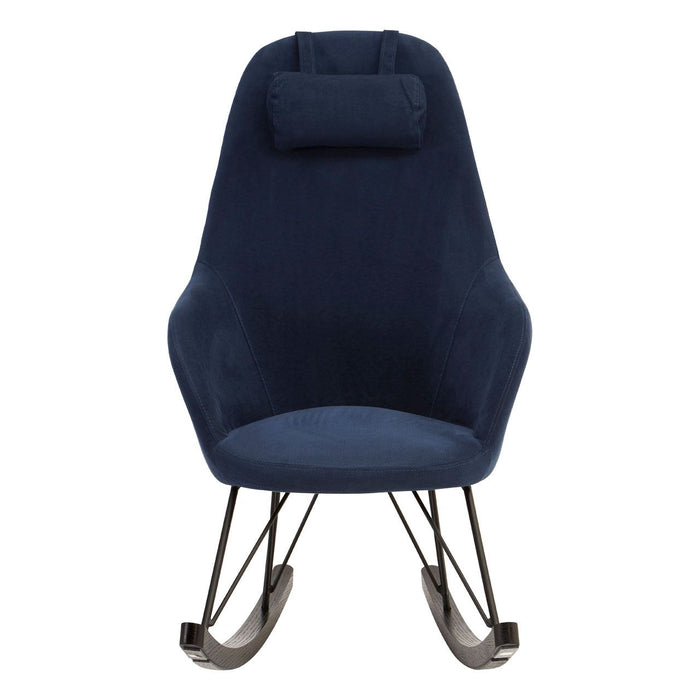 Kolding Fabric Rocking Chair In Blue