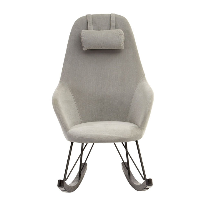 Kolding Fabric Rocking Chair In Grey