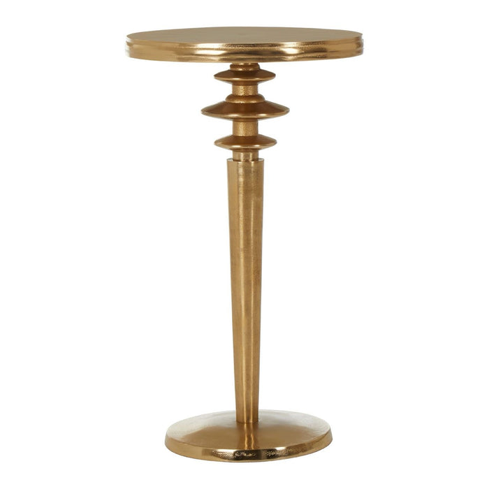 Zosma Gold Aluminium Side Table In Pair