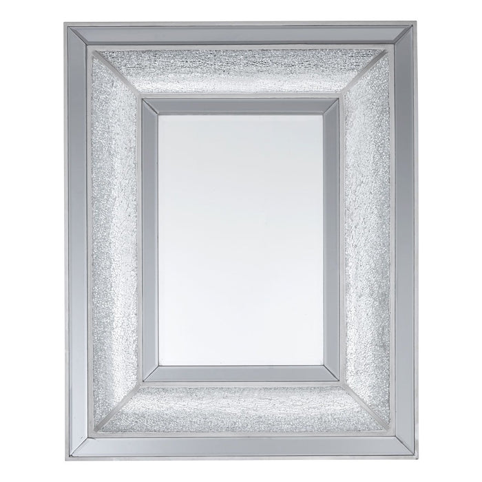 Wendi Wall Bedroom Mirror In Antique Silver Frame