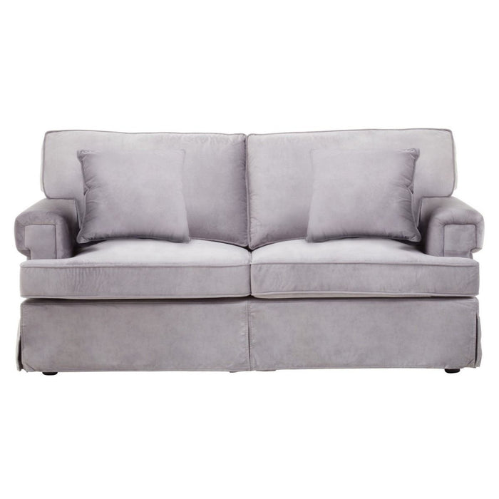 Ralph Velvet 2 Seater Sofa In Grey