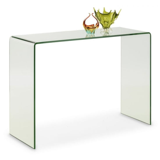 Amalfi Bent Glass Console Table