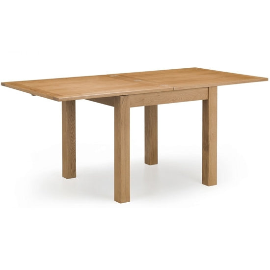 Astoria Flip-Top Extending Wooden Dining Table In Waxed Oak