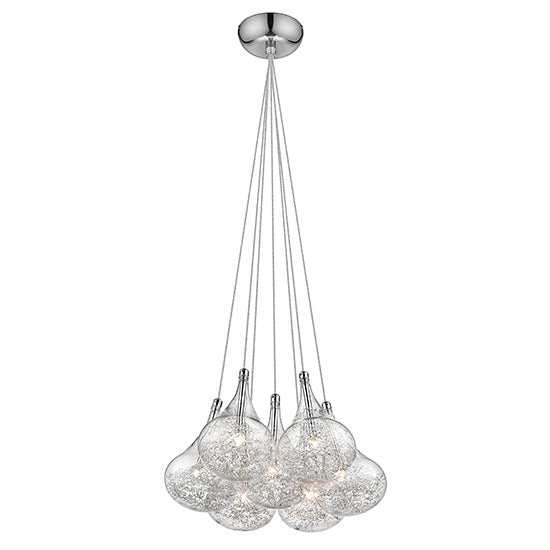 Battersea 7 Bulbs Decorative Ceiling Pendant Light In Chrome