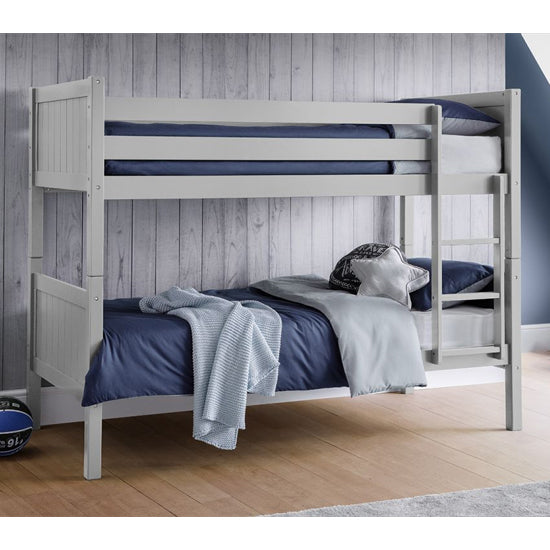 Bella Woodne Bunk Bed In Dove Grey