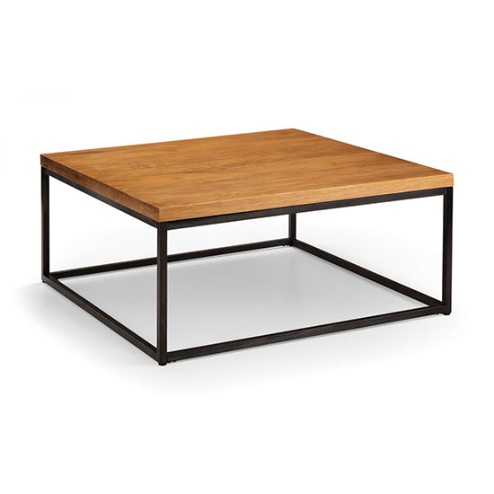 Brooklyn Square Wooden Coffee Table In Oak