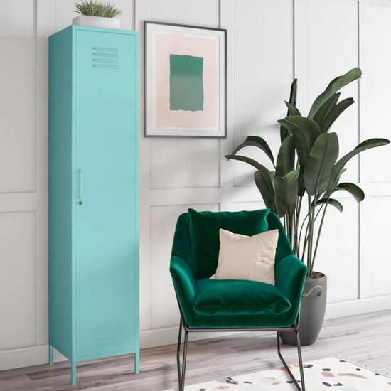 Cache Metal Locker Storage Cabinet In Mint With 1 Door