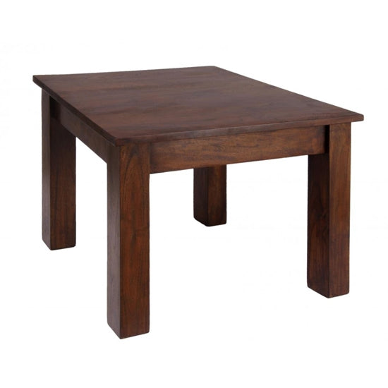 Carnival Wooden Lamp Table In Dark Oak